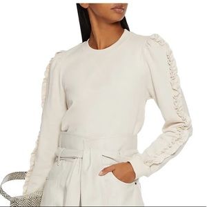 NWT Cami NYC - Dan Ruffle Terry Sweatshirt - XS